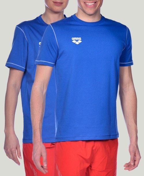 Arena Team Line Short Sleeve Tee Royal | LPSWQXV-18