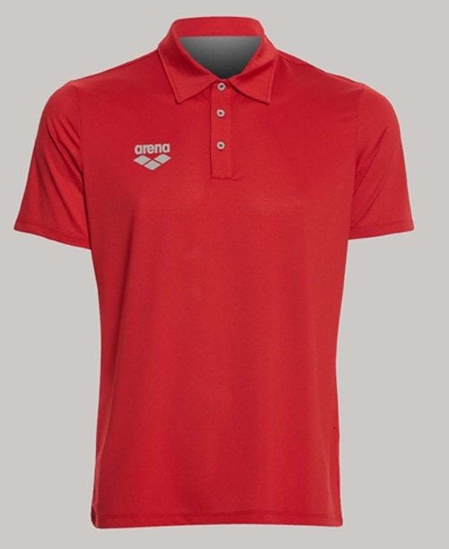 Arena Team Line Tech Short Sleeve Polo Red | RZEOYNF-98