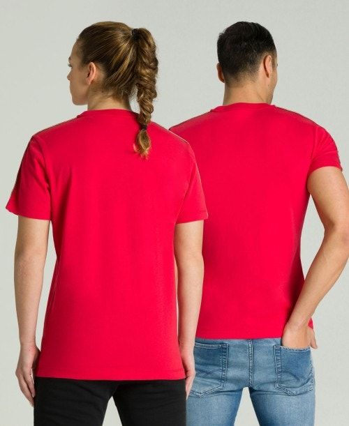 Arena Team Nations T-shirt Red | IVYQKUJ-85