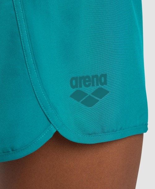 Arena Team Short Solid Green | QSINMBF-86