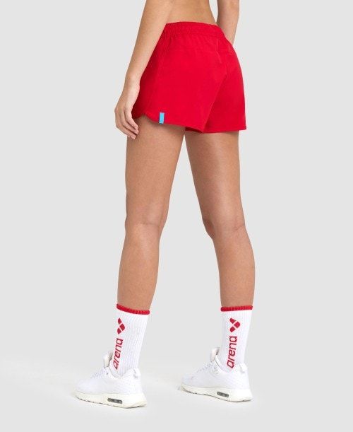 Arena Team Short Solid Red | HLQNJTI-05