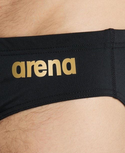 Arena Team Solid Brief Black / Gold | LVDMKTX-62