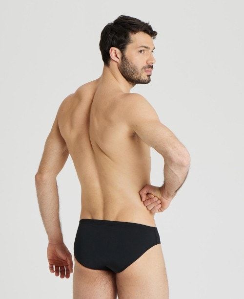 Arena Team Solid Brief Black / White | LOQAKJZ-70