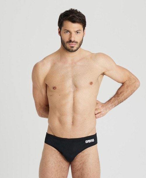 Arena Team Solid Brief Black / White | LOQAKJZ-70