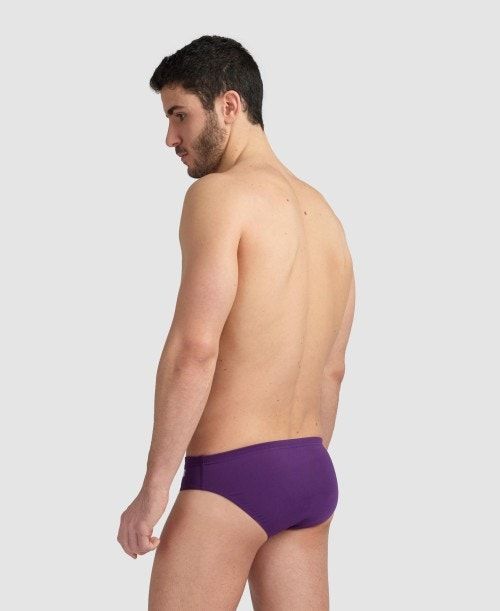 Arena Team Solid Brief Purple / White | XCGLYUJ-81