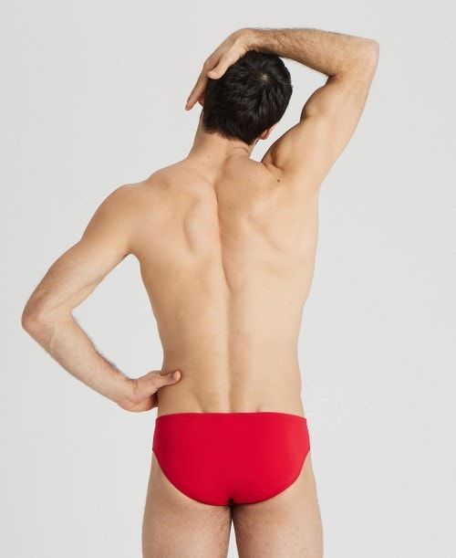 Arena Team Solid Brief Red / White | GJATNLP-76