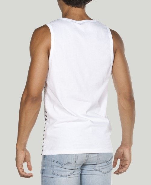 Arena Team Tank Top White / White / Black | HCKXVUG-04