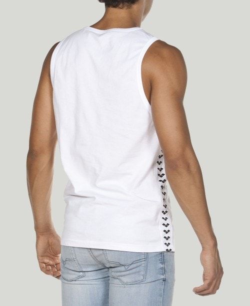 Arena Team Tank Top White / White / Black | HCKXVUG-04