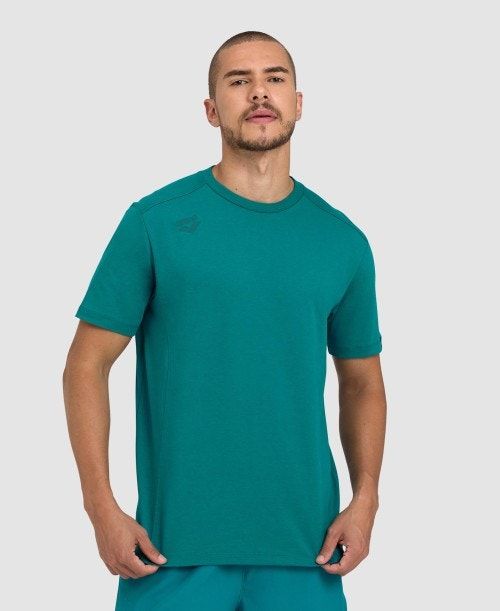 Arena Team T-shirt Panel Green | CEBWLOT-13