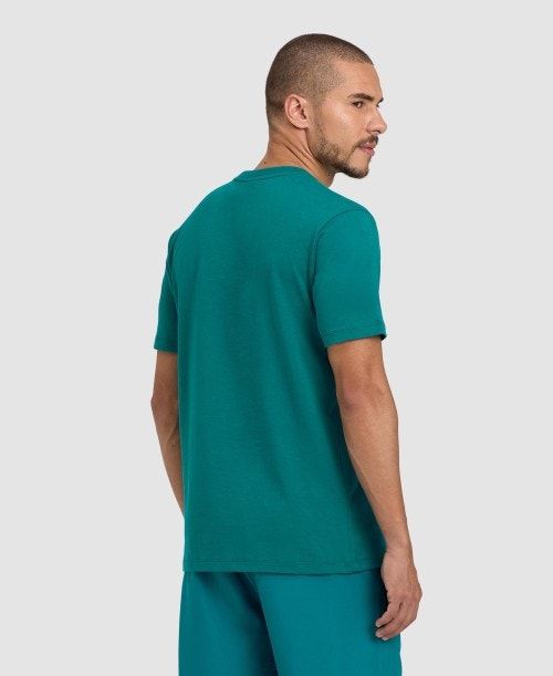 Arena Team T-shirt Panel Green | CEBWLOT-13