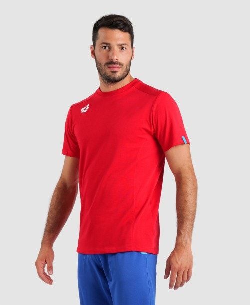 Arena Team T-shirt Panel Red | ALYIGPD-63