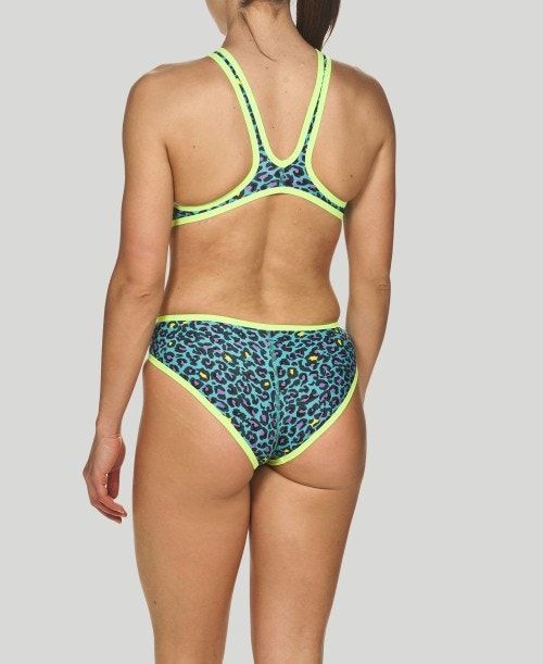 Arena The One Leopard Print - Maxlife Turquoise / Green | CEDTPGL-12