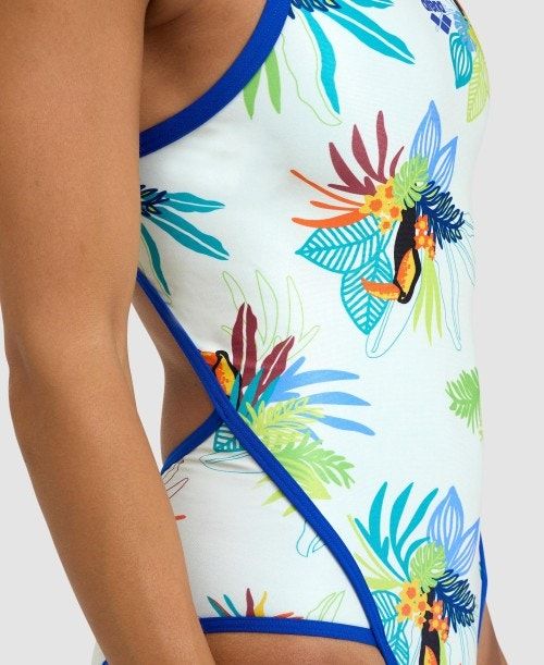 Arena Toucan Super Fly Back One Piece Blue / White Multicolor | TLUCSAE-26