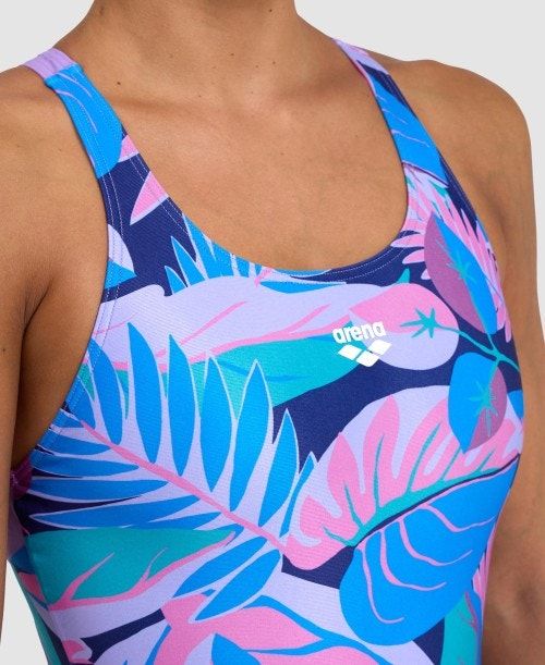 Arena Tropic Control Pro Back One Piece Multicolor | QGUEYFH-79