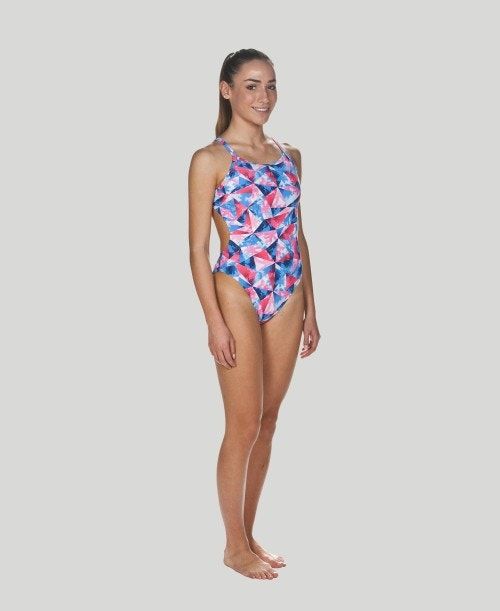 Arena Tropical Challenge Back - Maxlife Pink / White / Blue | IGSVLMA-14