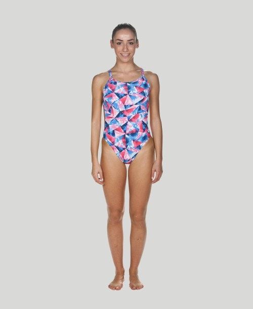 Arena Tropical Challenge Back - Maxlife Pink / White / Blue | IGSVLMA-14