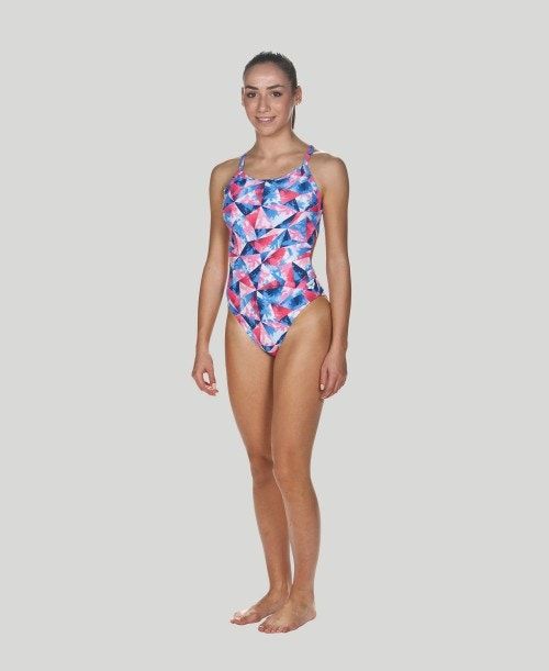 Arena Tropical Challenge Back - Maxlife Pink / White / Blue | IGSVLMA-14