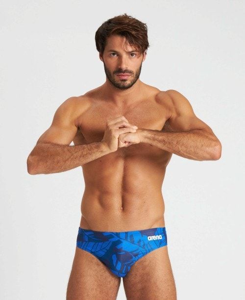 Arena Tropicals Brief Navy / Navy Multicolor | FYHXRSA-78