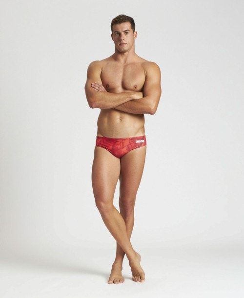 Arena Tropicals Brief Red / Red Multicolor | XFKDSAO-95