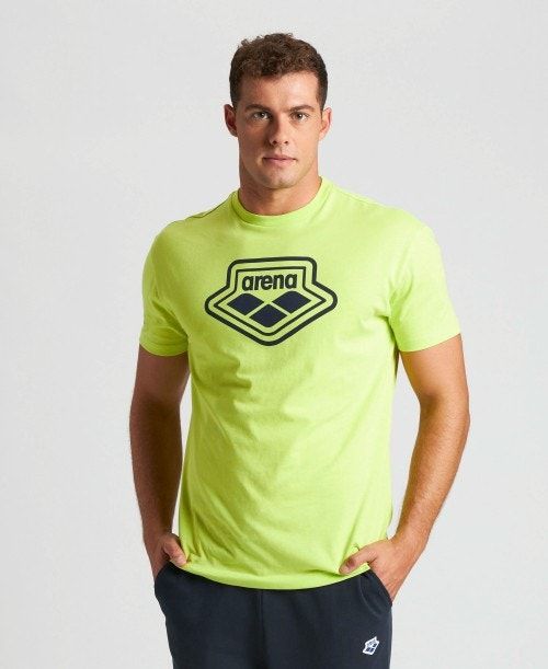 Arena Uni T-shirt Green | SZNRQTJ-38