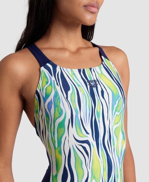 Arena Zebra Stripes Swim Pro Back Swimsuit Multicolor | NIFUATJ-15