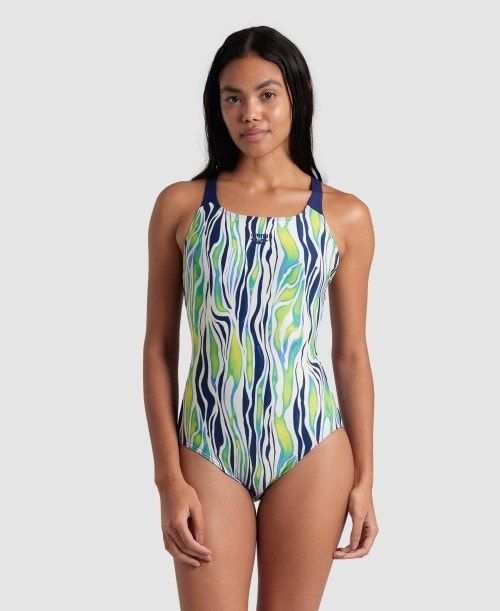 Arena Zebra Stripes Swim Pro Back Swimsuit Multicolor | NIFUATJ-15