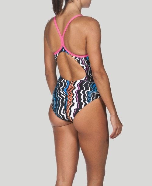 Arena Zig Zag Light Drop Back - Maxlife Black / Rose | AOWCVEI-12